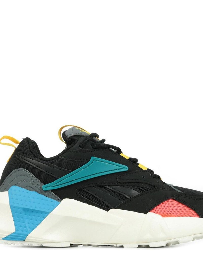 Baskets Reebok Aztrek Double Mix Pops Noir Jaune Bleu - Kiabi