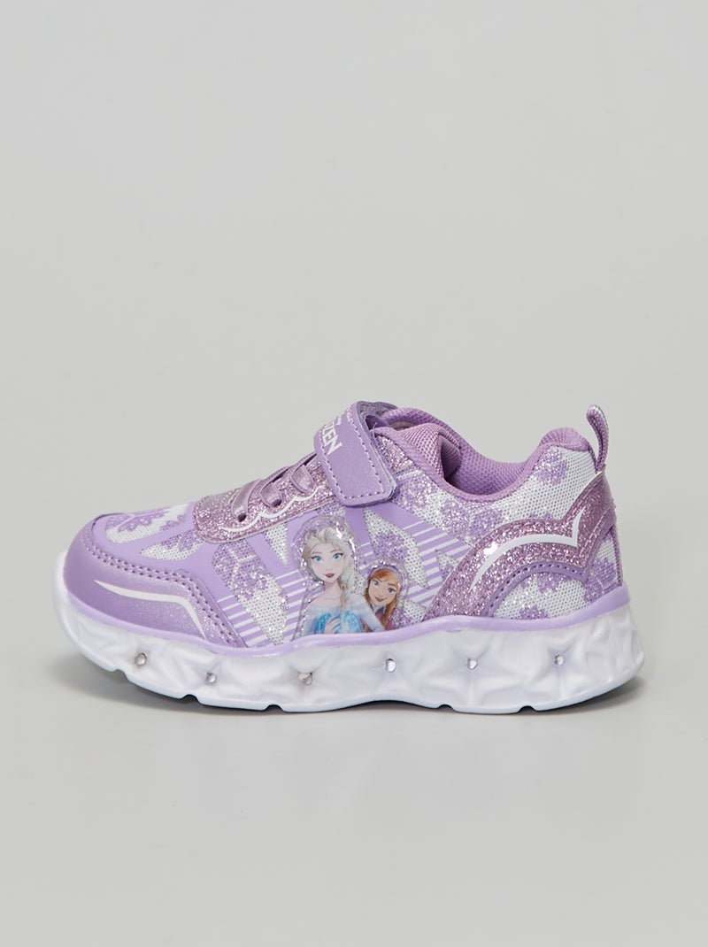 Baskets 'Reine des neiges' violet - Kiabi