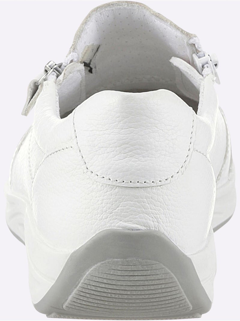 Baskets rembourrés avec fermeture à glissière et semelle amovible - Taille standard - Witt Blanc - Kiabi