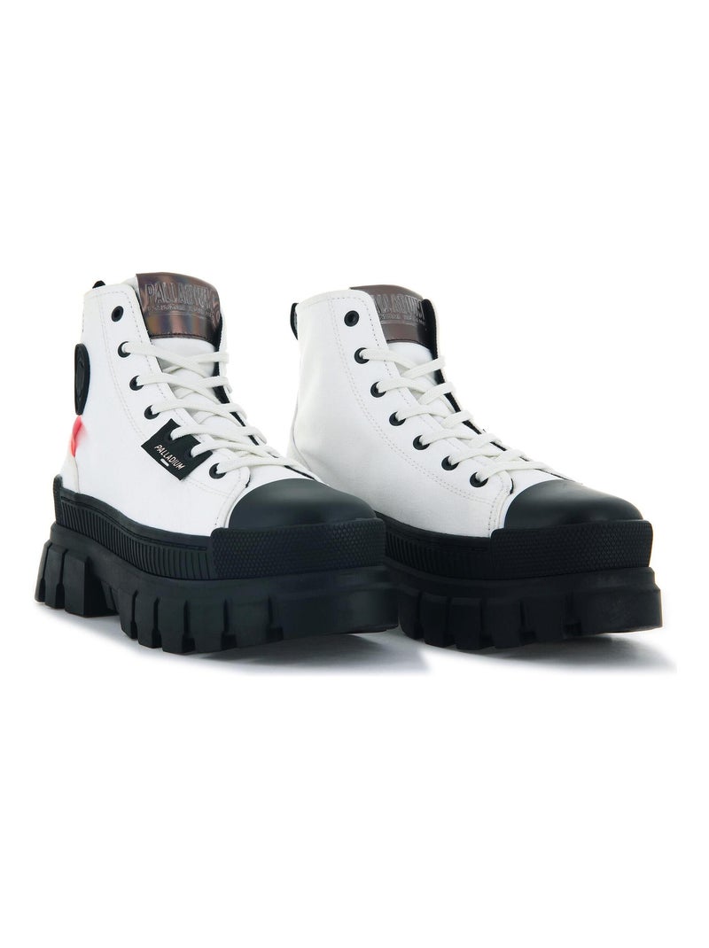 Baskets Revolt Hi Tx Blanc Noir - Kiabi