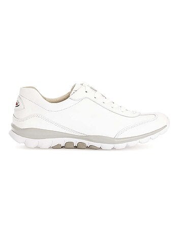 Baskets Rolling Soft Blanche en cuir