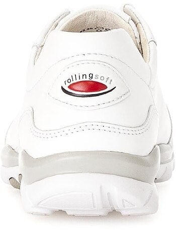 Baskets Rolling Soft Blanche en cuir