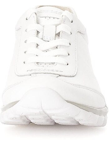 Baskets Rolling Soft Blanche en cuir