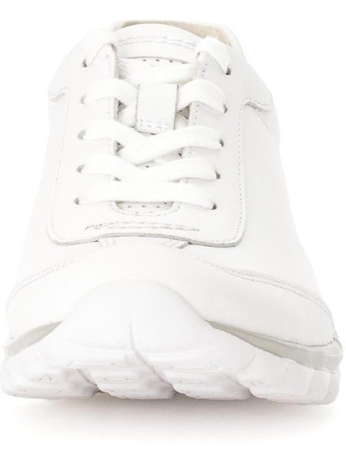 Baskets Rolling Soft Blanche en cuir - Kiabi
