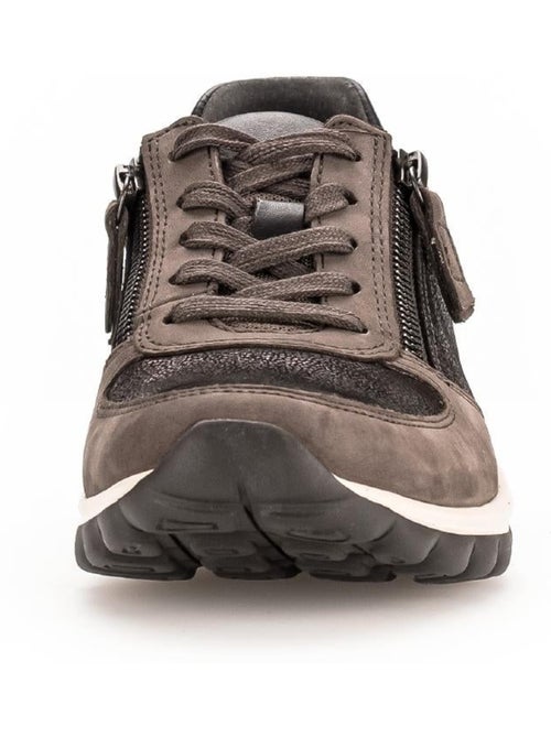 Baskets Rolling Soft  en Cuir et Nubuck - Kiabi