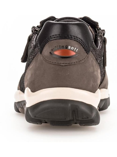 Baskets Rolling Soft en Cuir et Nubuck - Kiabi Baskets Rolling Soft en Cuir et Nubuck - Kiabi