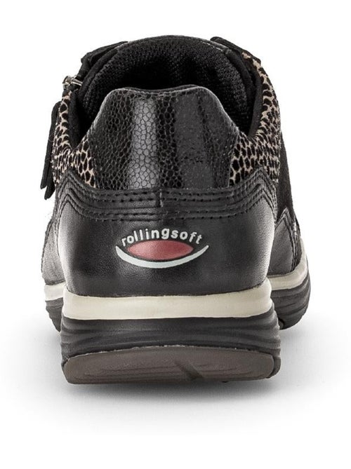 Baskets Rolling Soft  en Cuir et Nubuck - Kiabi