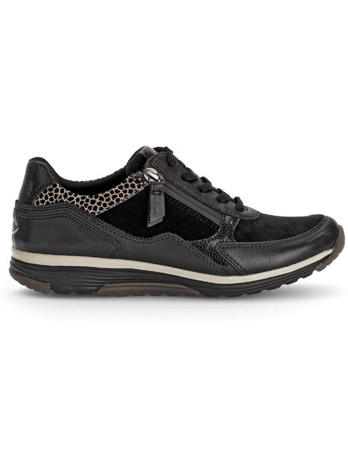 Baskets Rolling Soft  en Cuir et Nubuck - Kiabi