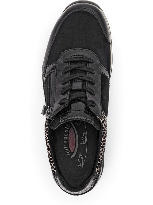 Baskets Rolling Soft  en Cuir et Nubuck - Kiabi