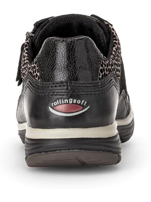 Baskets Rolling Soft  en Cuir et Nubuck - Kiabi