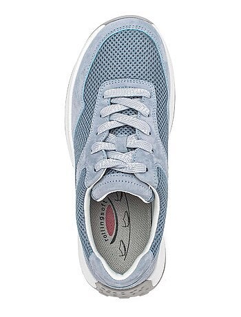 Baskets rollingsoft en daim et textile