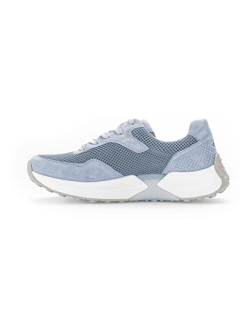 Baskets Rollingsoft  en Nubuck et textile Bleu - Kiabi