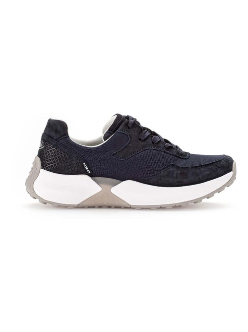 Baskets Rollingsoft  en Nubuck et textile - Kiabi