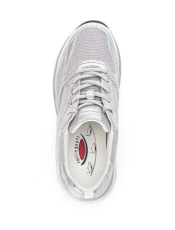 Baskets Rollingsoft et irisées en cuir et textile