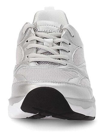 Baskets Rollingsoft et irisées en cuir et textile
