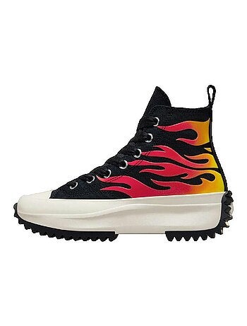 Baskets Run Star Hike imprimé flammes Converse