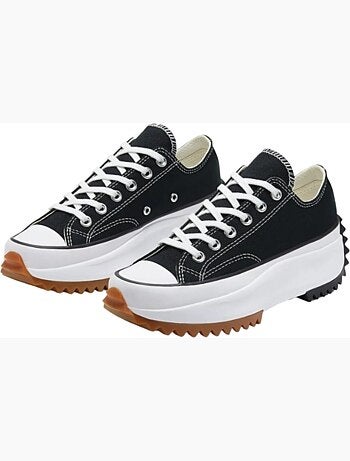 Baskets run star hike low black gum
