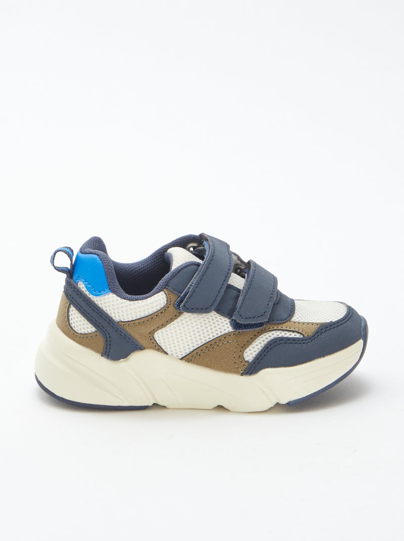 Baskets running en mesh Bleu - Kiabi