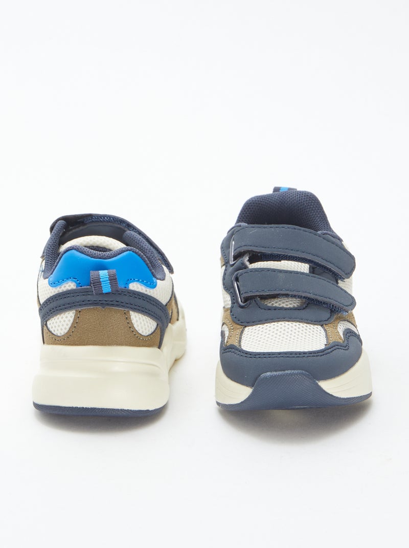 Baskets running en mesh Bleu - Kiabi