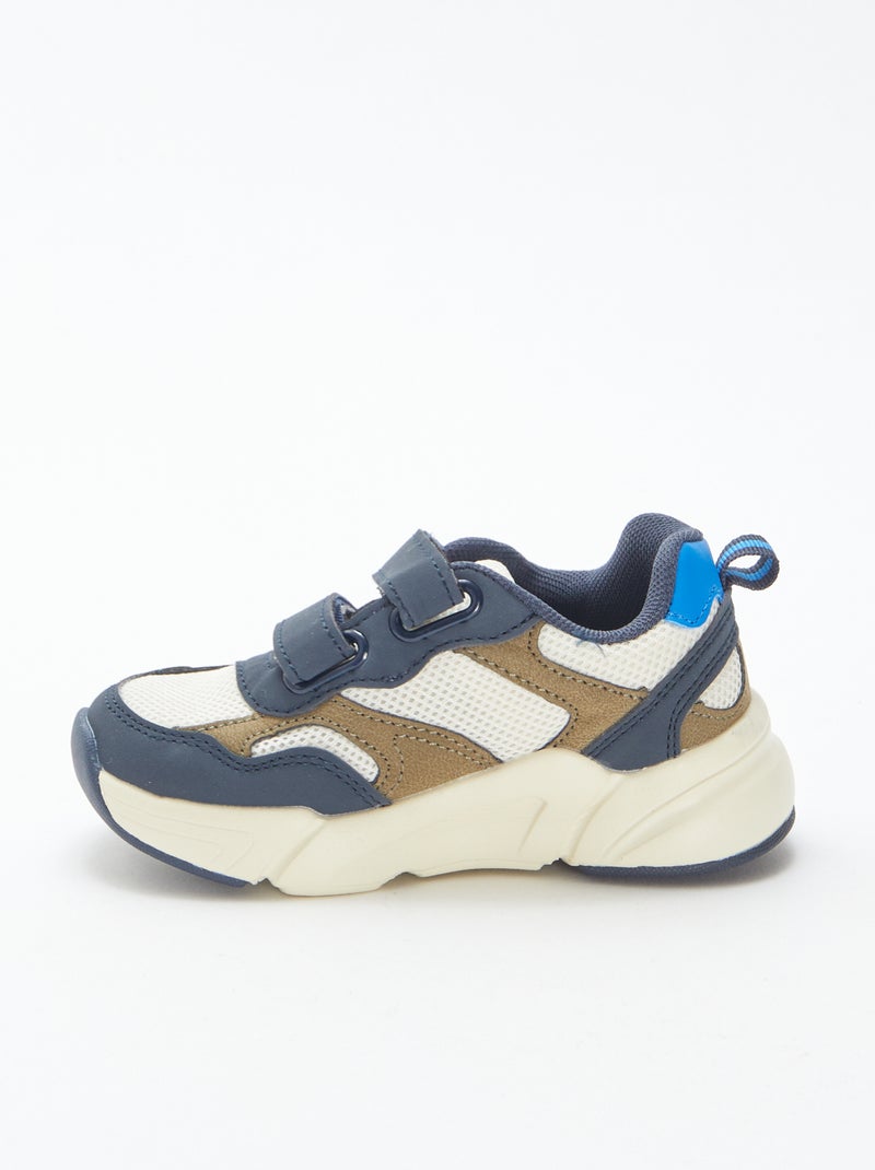 Baskets running en mesh Bleu - Kiabi