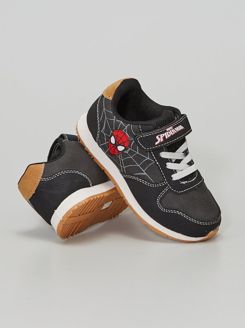 Baskets running 'Spider-Man' Noir - Kiabi