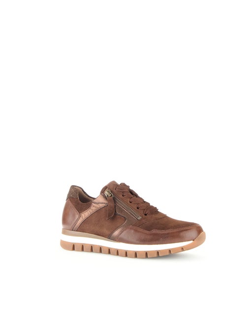 Baskets s en combinaison cuirs Gabor - Kiabi