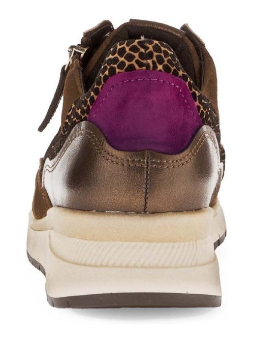 Baskets s en combinaison cuirs Gabor - Kiabi