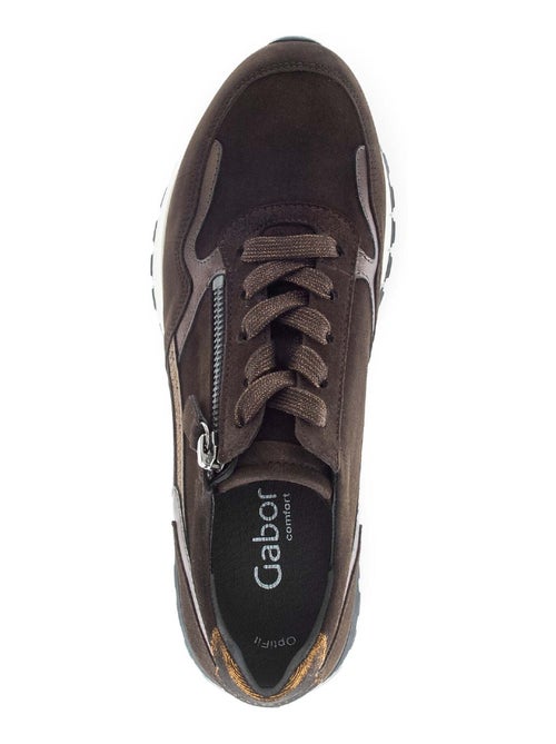 Baskets s en combinaison cuirs Gabor - Kiabi