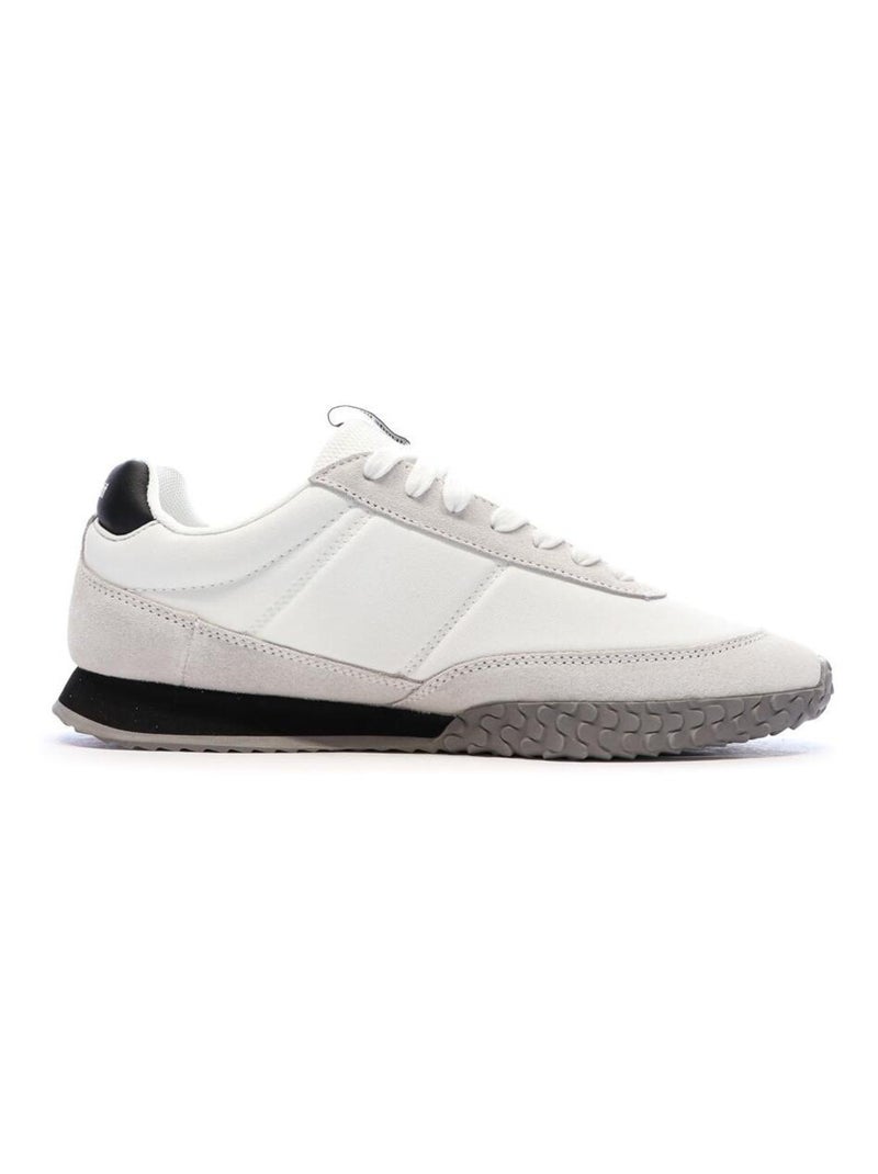 Baskets s Homme Le Coq Sportif Veloce Blanc Beige - Kiabi