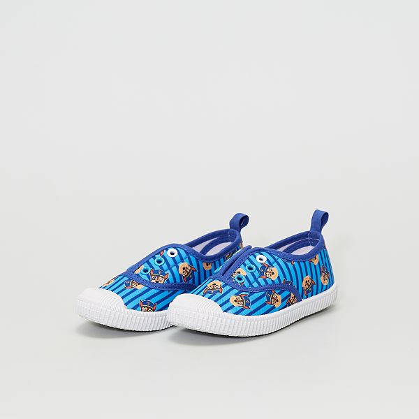 basket toile fille sans lacet
