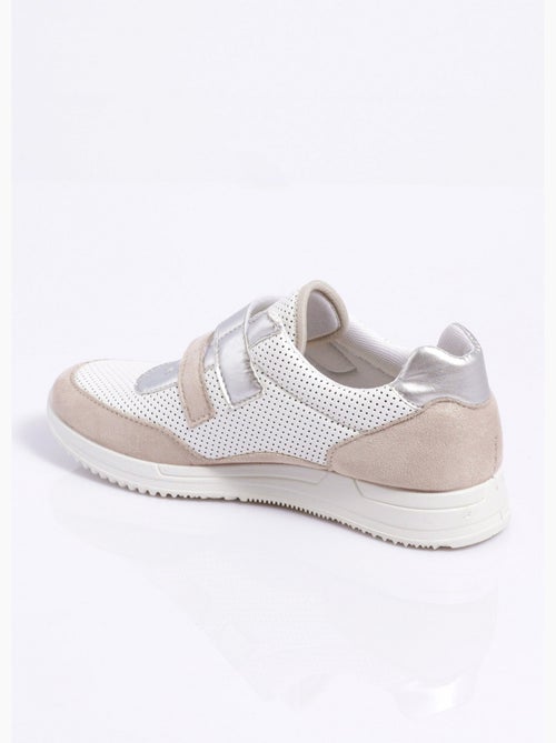 Baskets scratchées souples largeur confort - Afibel - Kiabi