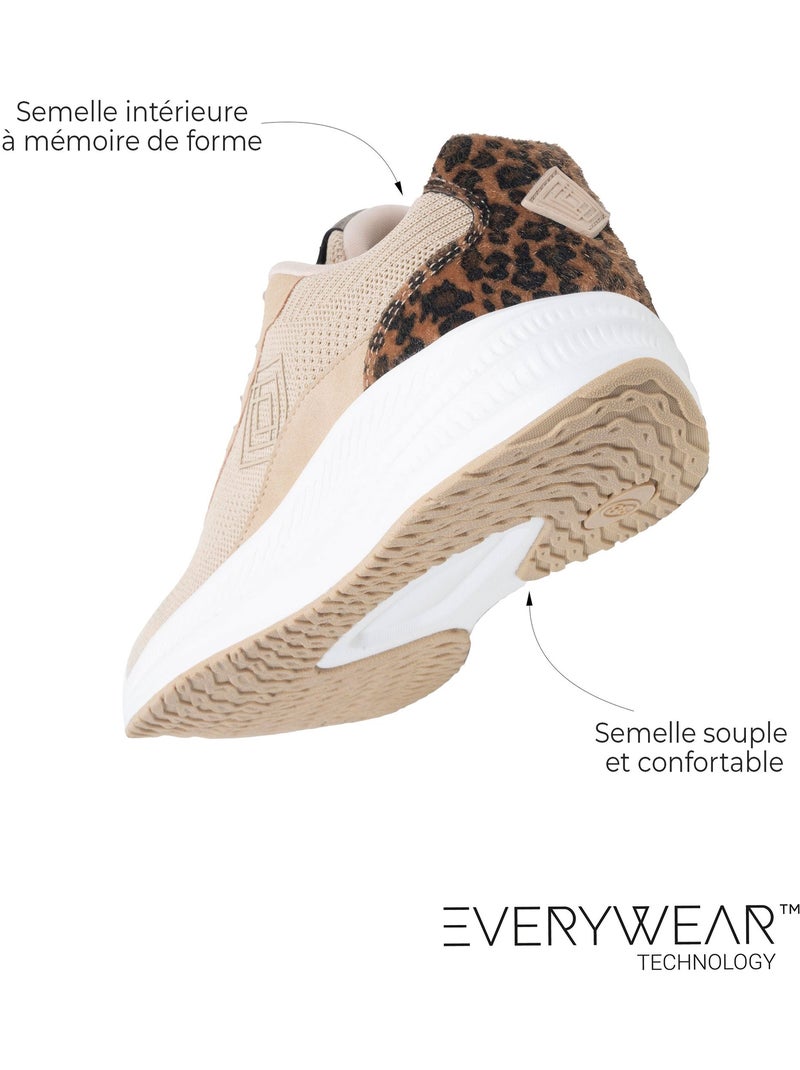 Baskets semelle mousse everywear mémoire de forme  isotoner Beige - Kiabi