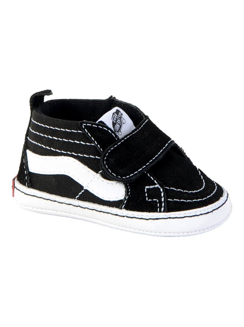 Baskets Sk8-Hi Crib cuir Vans Noir Blanc - Kiabi
