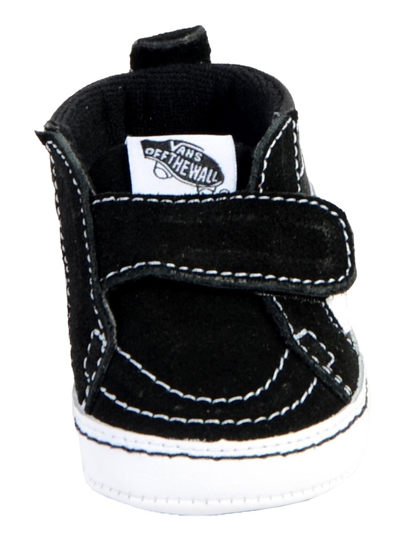 Baskets Sk8-Hi Crib cuir Vans Noir Blanc - Kiabi