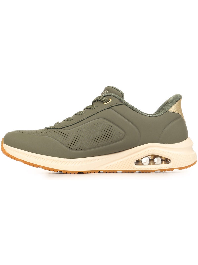 Baskets skechers arch fit uno relaxing on air Vert olive - Kiabi