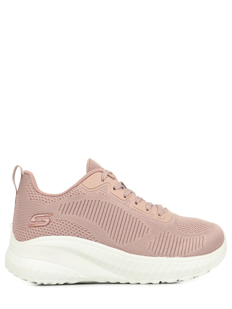 Baskets Skechers Bobs Squad Chaos Face Off Rose - Kiabi