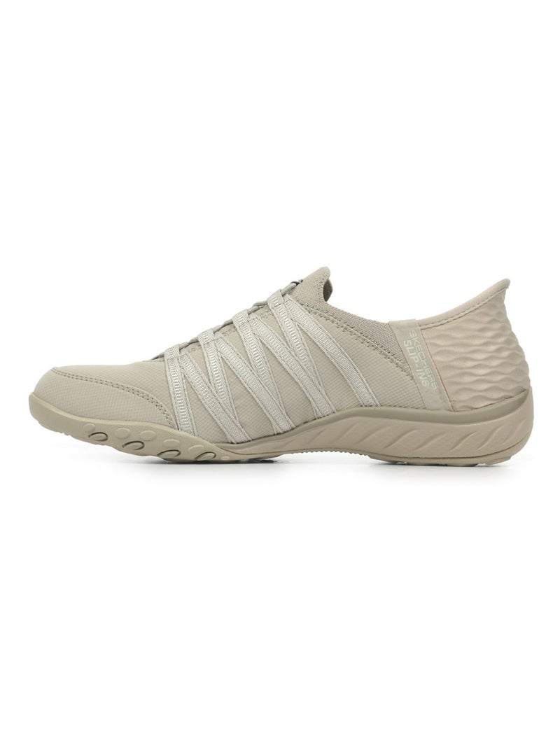 Baskets Skechers Breathe Easy Roll Slip Ins Beige - Kiabi
