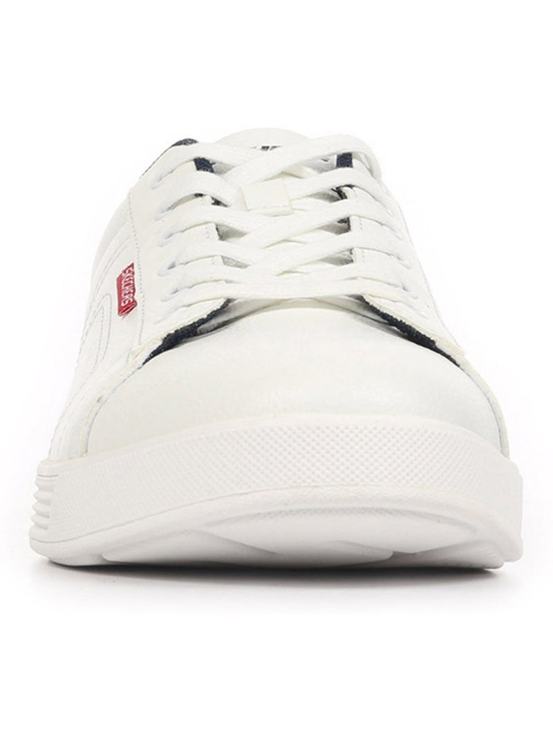 Baskets Skechers Cavell Hensley Blanc Bleu marine - Kiabi