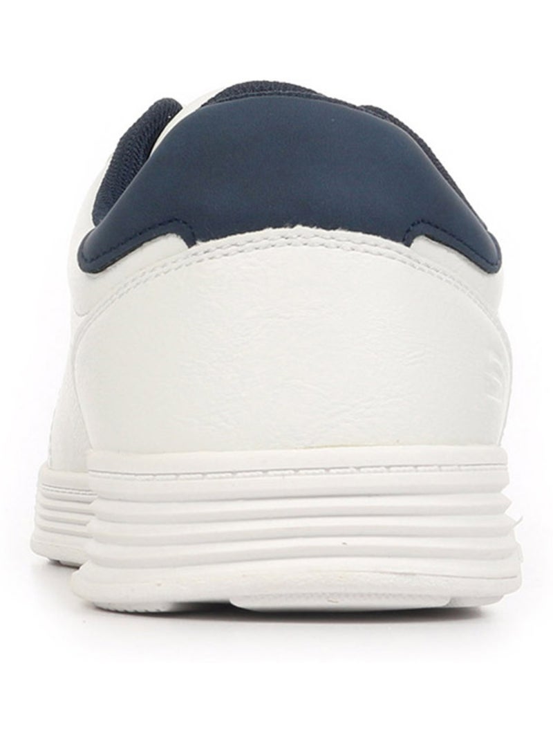 Baskets Skechers Cavell Hensley Blanc Bleu marine - Kiabi