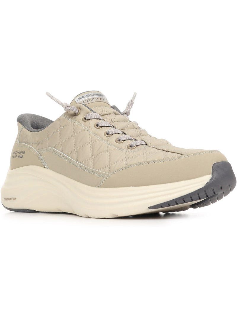 Baskets skechers contour foam cordelux Gris Marron - Kiabi