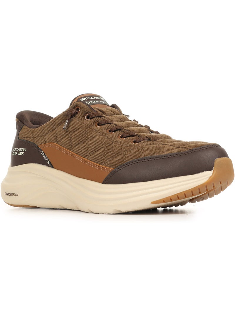 Baskets skechers contour foam cordelux Marron - Kiabi