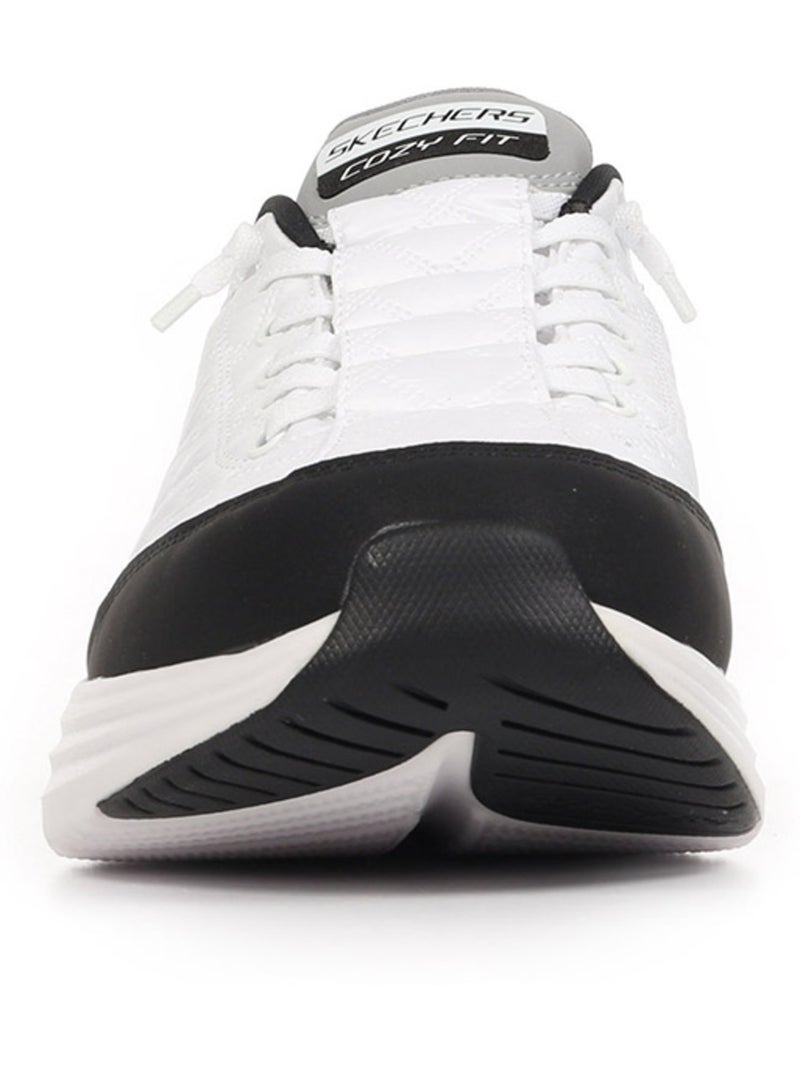 Baskets Skechers Contour Foam Cozy Fit Blanc Noir - Kiabi