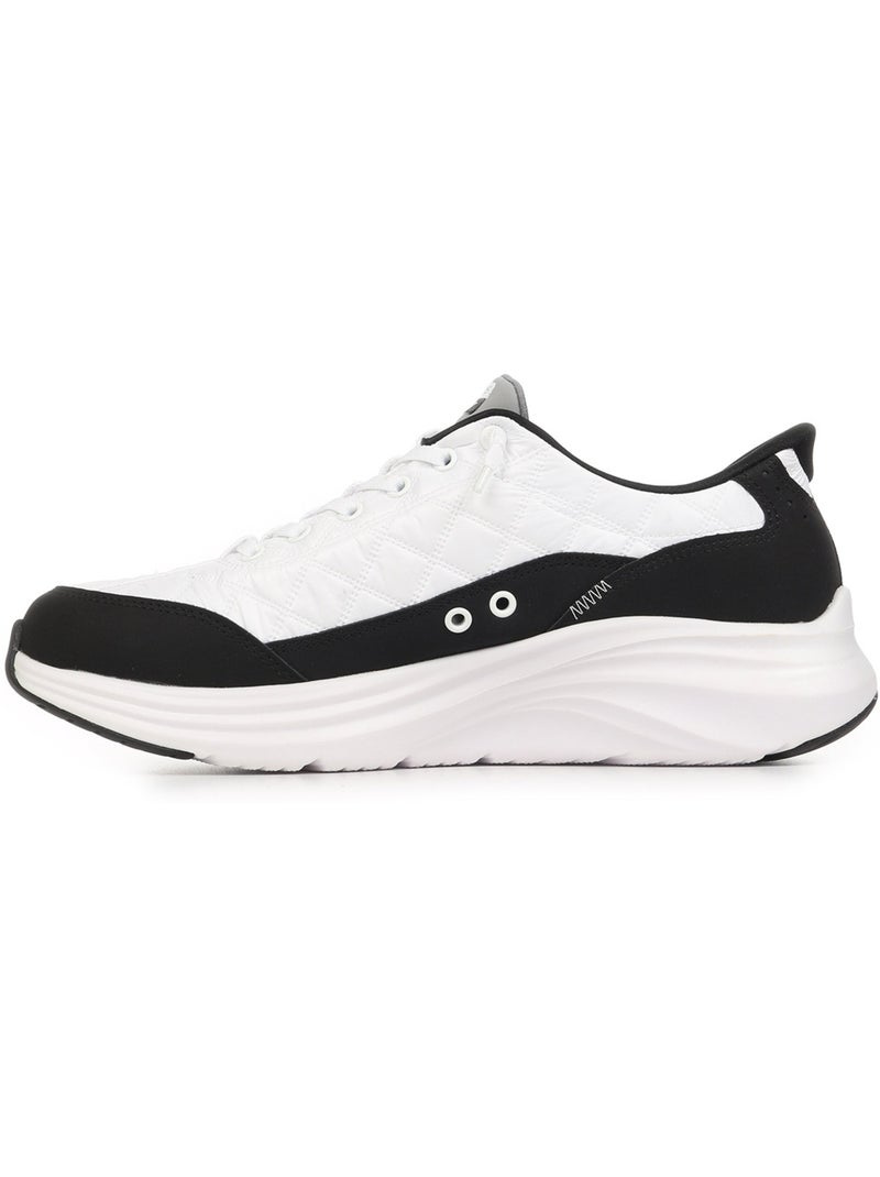 Baskets Skechers Contour Foam Cozy Fit Blanc Noir - Kiabi