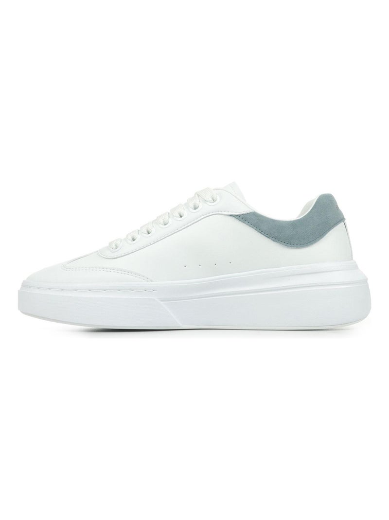 Baskets Skechers Cordova Classic Blanc Bleu - Kiabi