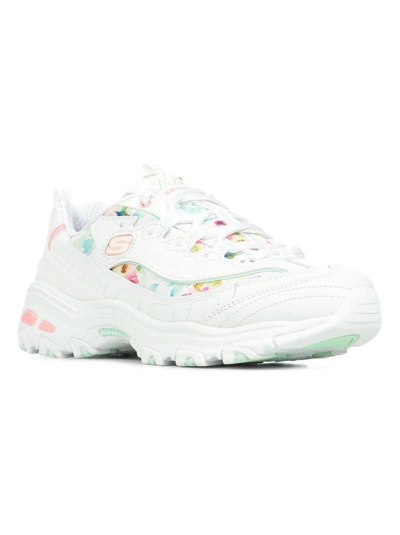 Baskets Skechers D'Lites Blooming Fields Blanc Multicolore - Kiabi