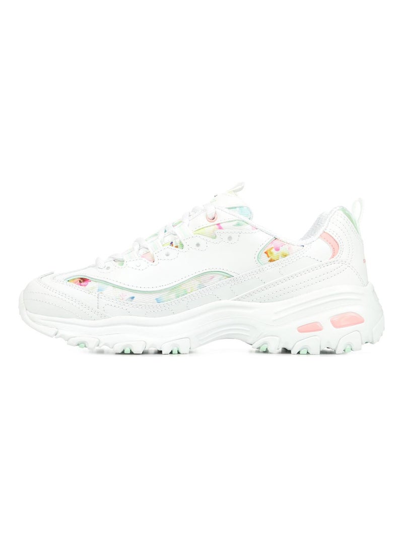 Baskets Skechers D'Lites Blooming Fields Blanc Multicolore - Kiabi