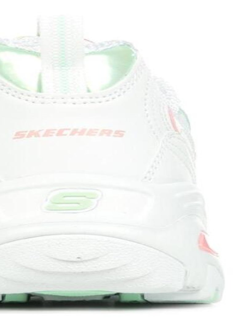 Baskets Skechers D'Lites Blooming Fields Blanc Multicolore - Kiabi
