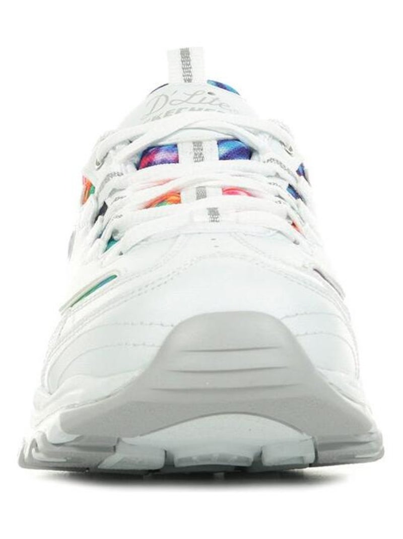 Baskets Skechers D'Lites Summer Fiesta Blanc - Kiabi