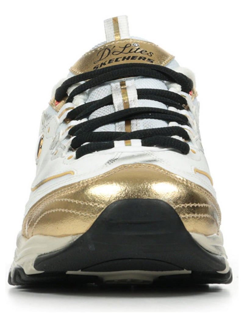 Baskets Skechers D'Lites Vintage Vision Doré/or - Kiabi