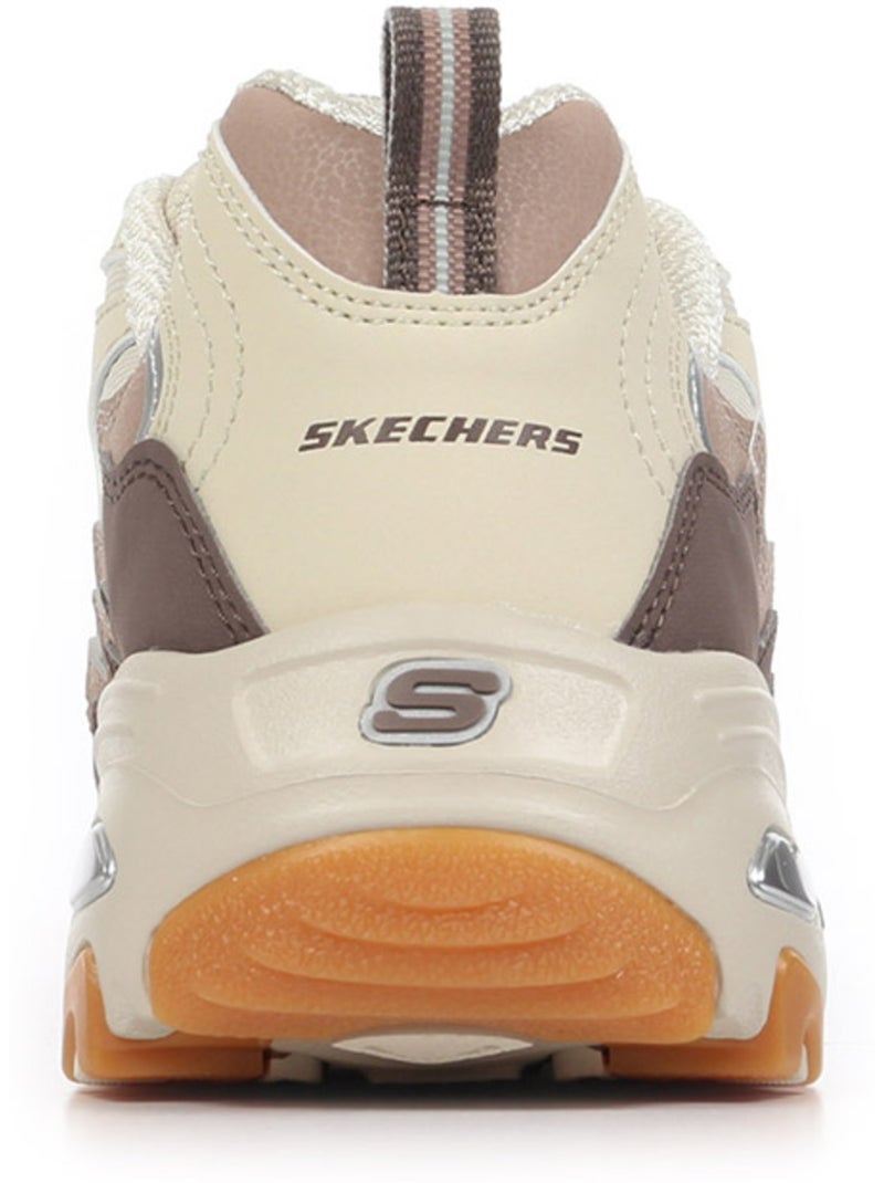 Baskets Skechers D'Lites Vintage Wave Beige - Kiabi
